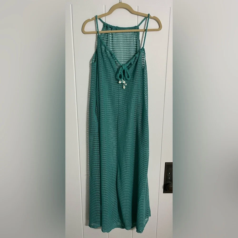 Haute Hippie Teal Swim Coverup